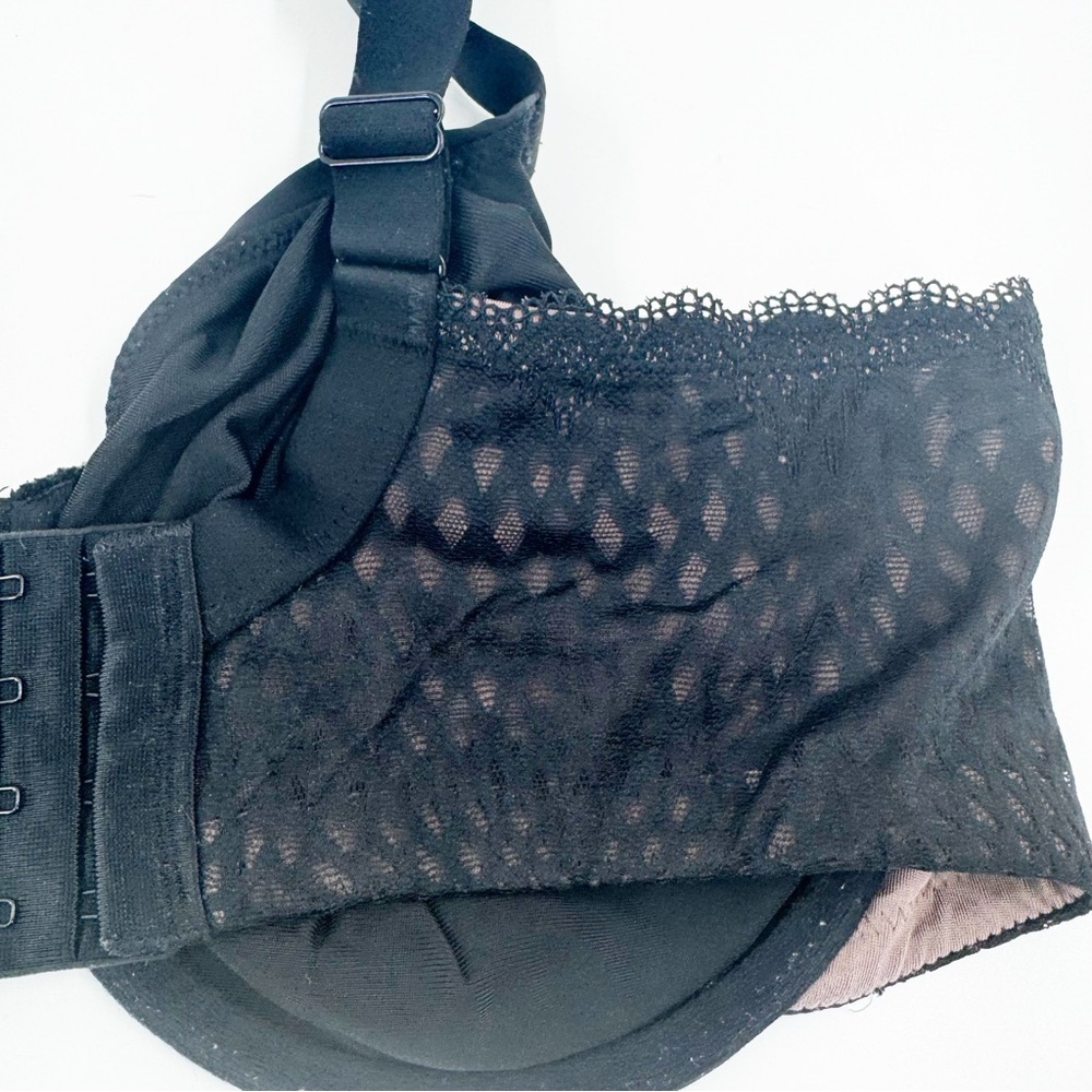 ✅ Wacoal Ultimate Side‎ Smoother Underwire Bra 855338 Black 40DD - Picture 3 of 7